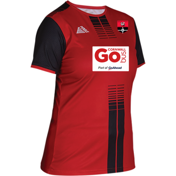 Ladies 1st Team Home Shirt Red/Black