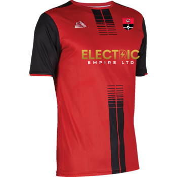 U12 Blacks Home Shirt Red/Black