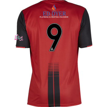 U13 Home Shirt Red/Black