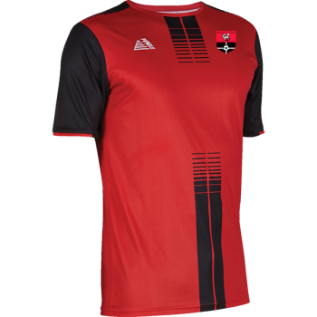U13 Home Shirt Red/Black